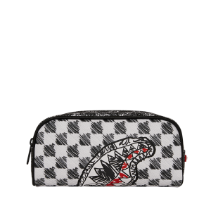 SCRIBBLE DRIBBLE CHECK POUCH